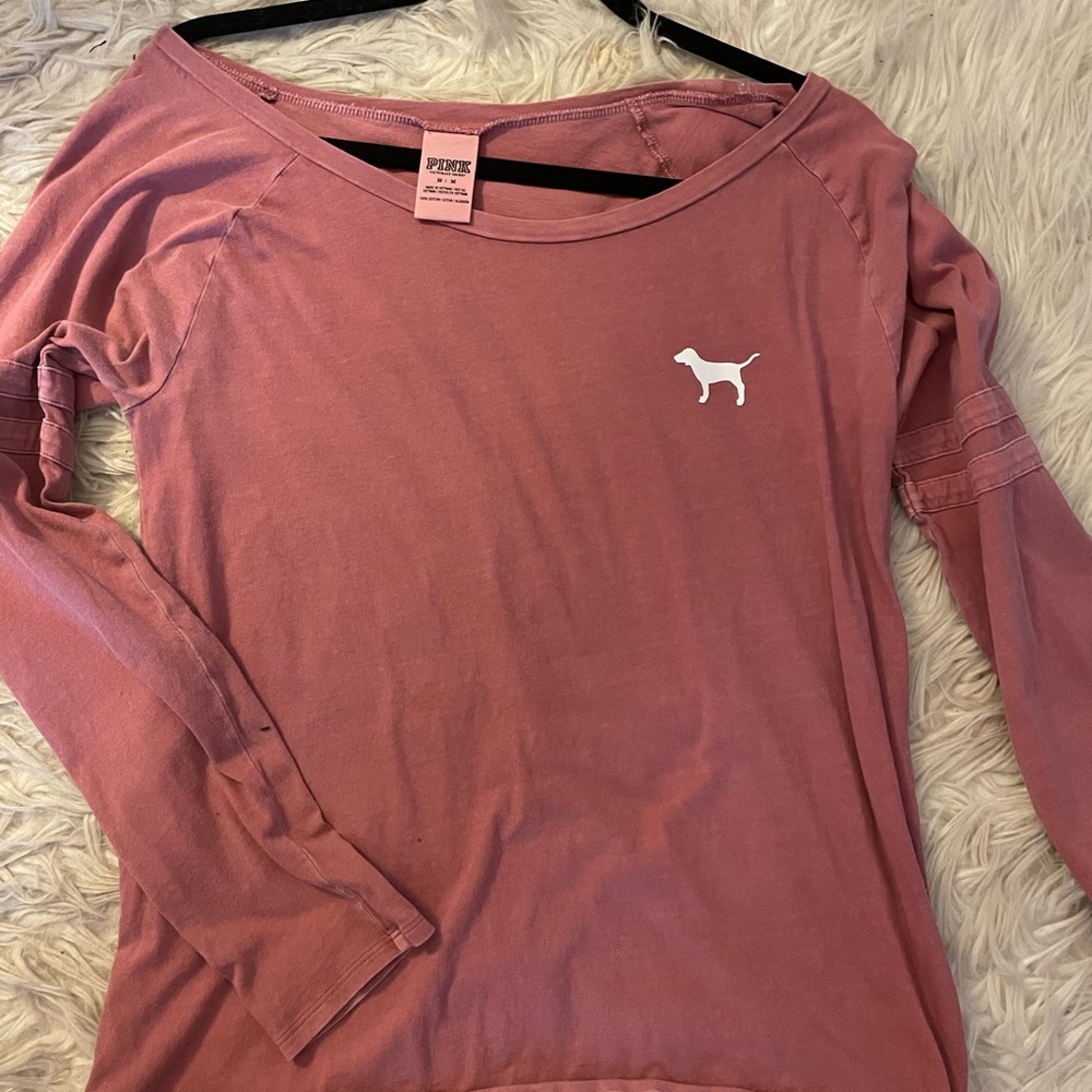 PINK.  Jersey top. mauve color. Great condition